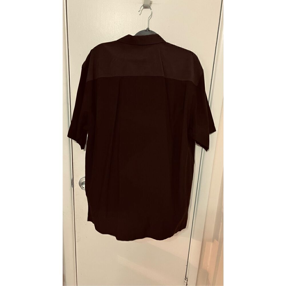 Tommy Bahama Garden of Hope and Courage Camp Shirt Silk Mens Top SZ L - Picture 9 of 10